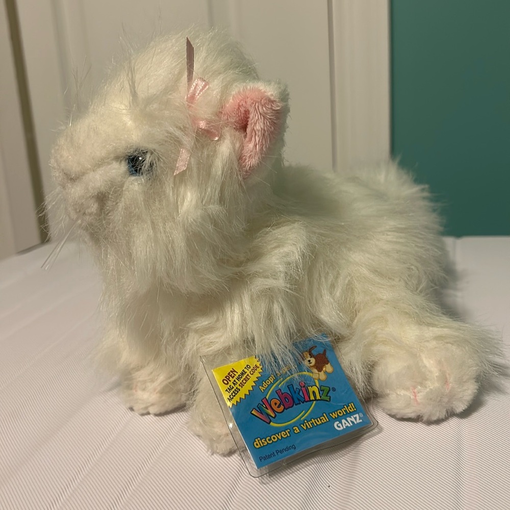 Webkinz Persian Cat - Includes Sealed, Unused Code